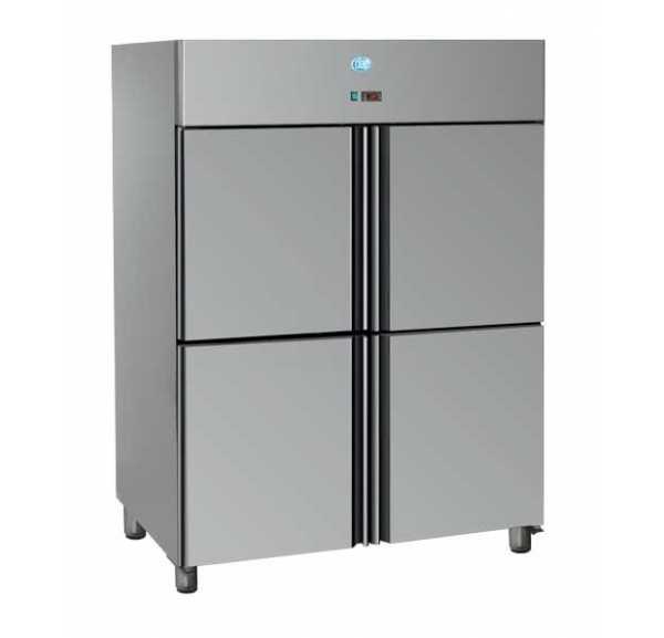 DAP - Armoire positive ventilée -2/+8°C  4 portes pleines GN2/1 inox 1315 litres