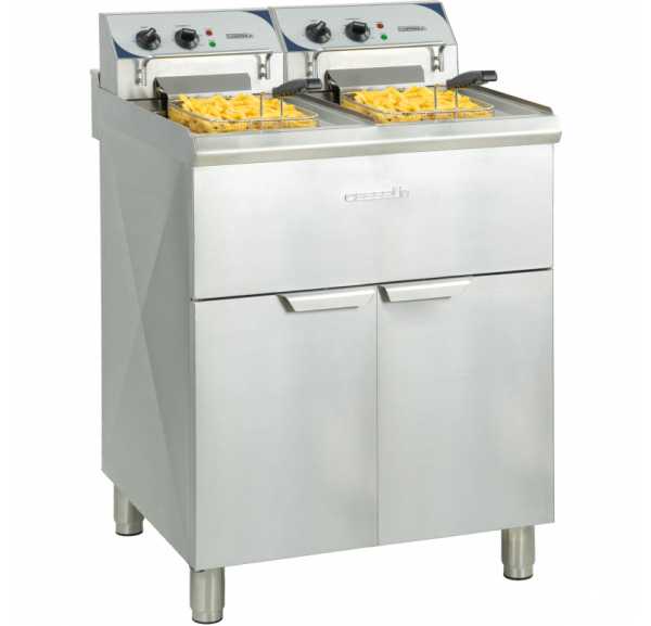 CASSELIN - Friteuse sur coffre haut rendement 2 x 10 litres