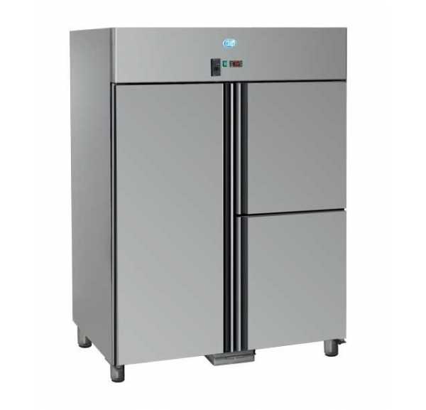 DAP - Armoire à poisson positive ventilée -2/+8°C 3 portes pleines GN2/1 inox 1315 litres
