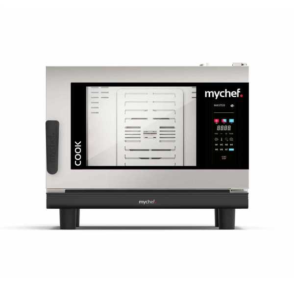 MYCHEF - Four mixte 40 programmes+3 phases de cuisson 4 x GN1/1 (530x325mm) - COOK MASTER GN1/1