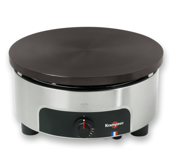 KRAMPOUZ - Crêpière gaz simple châssis rond gamme Standard Ø400MM allumage manuel