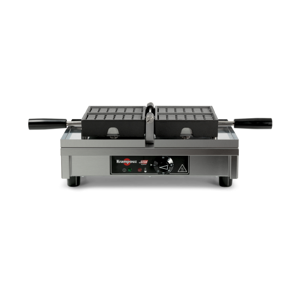 Krampouz - Gaufrier simple 180° basculement gauche/droite (gaufres fines ou fruits)