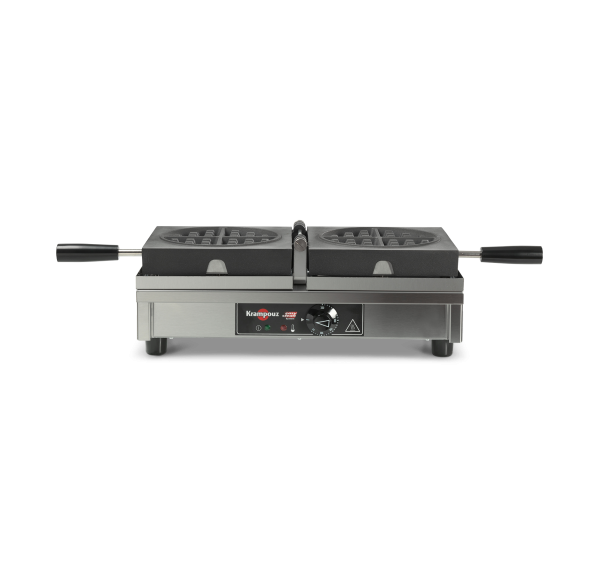 Krampouz - Gaufrier simple 180° basculement gauche/droite (gaufres ronde)