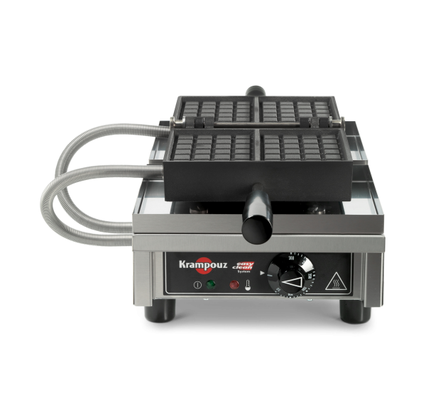 Krampouz - Gaufrier professionnel simple ouverture 180° avant-arrière 4x6 Fruits