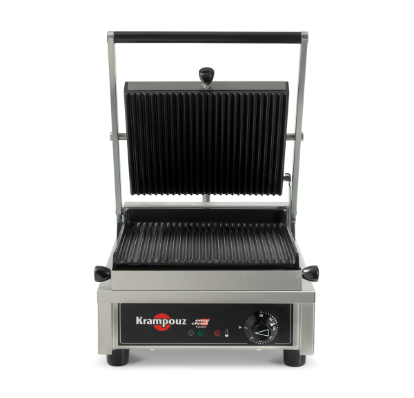 KRAMPOUZ - Grill panini plaques striées 260 x 230 - SMALL