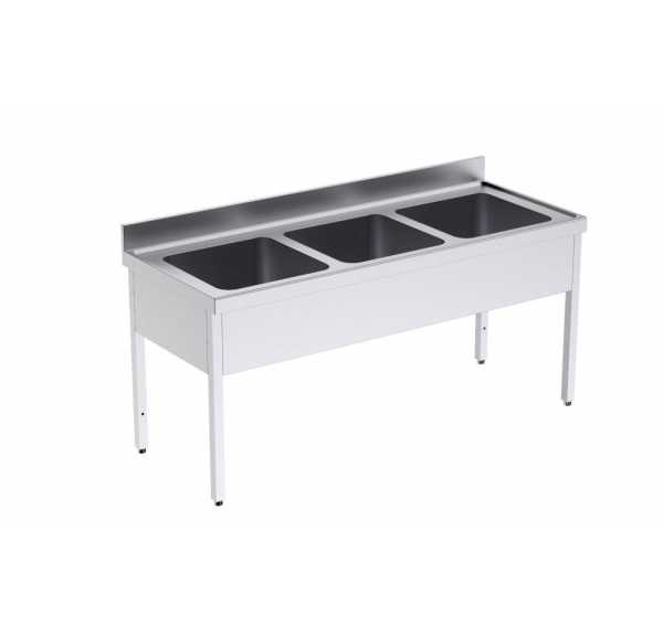 DISTFORM - Plonge 3 bacs longueur 1800 profondeur 700