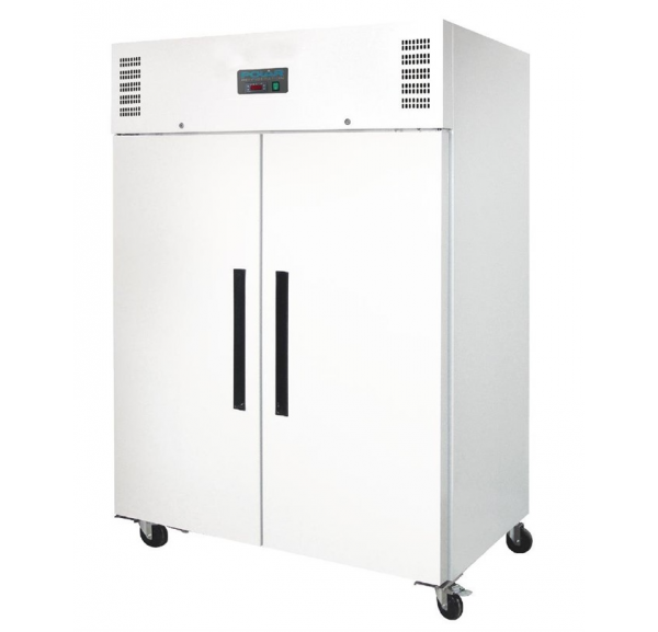 POLAR - Armoire négative ventilée -10/-20°C  2 portes pleines GN2/1 blanc 1200 litres - SERIE G