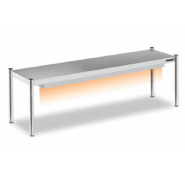 DISTFORM - Etagère colonnette simple éclairage et chauffage halogènes