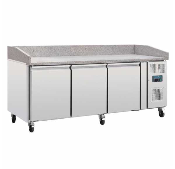 POLAR - Tour pâtissier 3 portes 634 L avec plan de travail en marbre - GL182