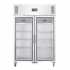 POLAR - Armoire positive ventilée +2/+8°C 2 portes vitrées GN2/1 acier 1200 litres - SERIE G