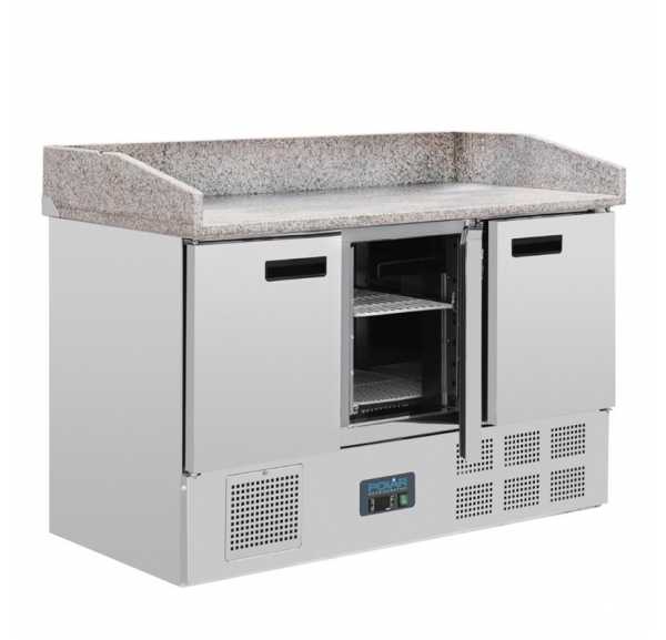 POLAR - Comptoir à pizza dessus marbre 3 portes - CN402
