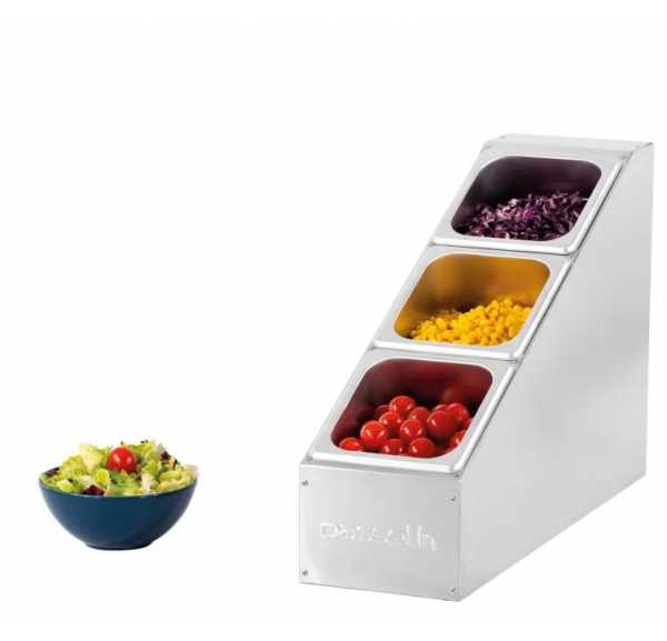 CASSELIN - Support pour 3 bacs GN 1/6 - CSBG316