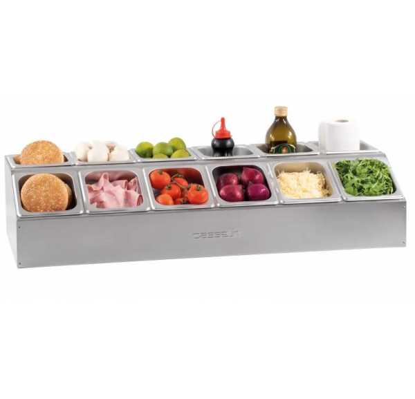 CASSELIN - Support pour 12 bacs GN 1/6 rangs - CSBG1216R