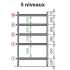 FERMOD - Rayonnage à clayettes polymères amovibles 5 niveaux prof.360 haut.1685 mm - FERMOSTOCK