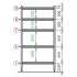 FERMOD - Rayonnage à clayettes polymères amovibles 5 niveaux prof.360 haut.1800 mm - FERMOSTOCK