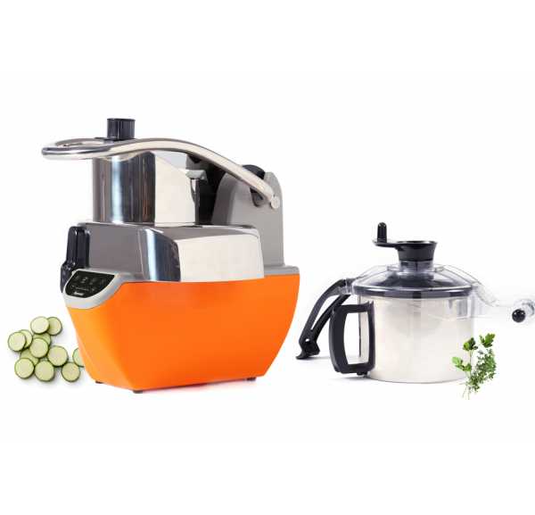 DYNAMIC - Combiné cutter de table/coupe légumes électrique avec écran à affichage digital - COMBINE VV ECRAN