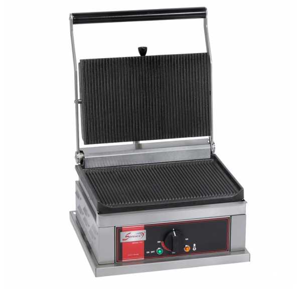 SOFRACA - Grill panini simple grand modèle 2 plaques rainurées