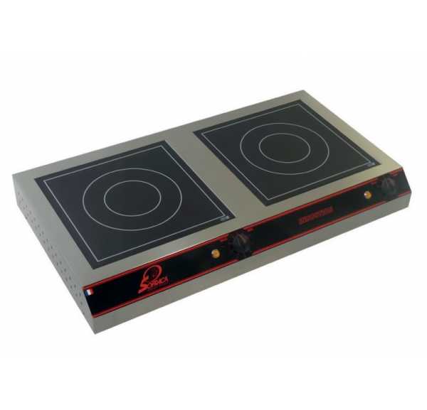 SOFRACA - Cuiseur à induction électrique 2 feux Ø250mm - 27012