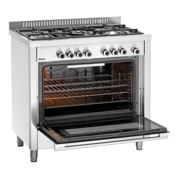 BARTSCHER - Cuisinière à gaz sur four électrique - BGH600-520