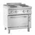 BARTSCHER - Cuisinière 4 plaques carrées électriques sur four électrique GN1/1 - SERIE 700