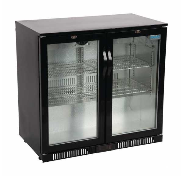 POLAR - Arrière bar 2 portes vitrées / 117 bouteilles - SERIE G