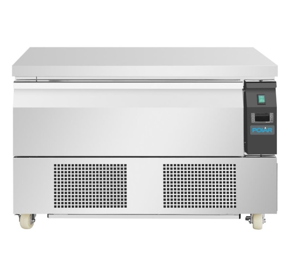 POLAR - Soubassement/comptoir double réfrigération 1 tiroir 2xGN1/1