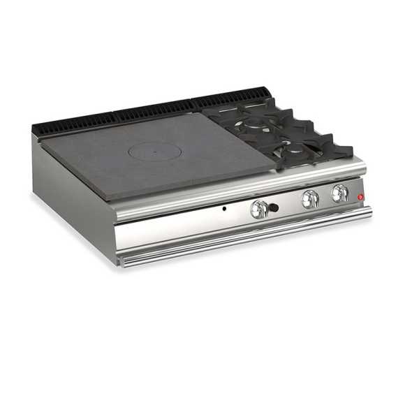 BARON - Top 2 feux vifs à droite & plaque coup de feu - GAMME QUEEN 700