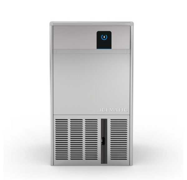 ICEMATIC - Machine à glaçons creux avec condenseur à air 25kg système à palettes