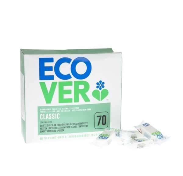 ECOVER - Lot de 70 tablettes pour lave-vaisselle