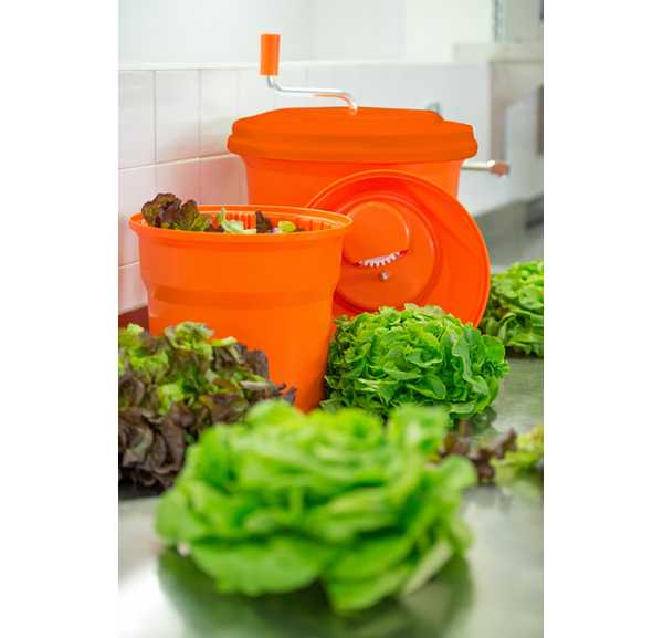 Essoreuse salade manuelle 10 litres pour professionnels - Dynamic