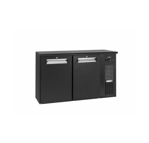 GAMKO - Arrière bar réfrigéré de bouteilles 2 portes pleines anthracite - E3