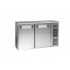 GAMKO - Arrière bar réfrigéré de bouteilles 2 portes pleines inox - E3
