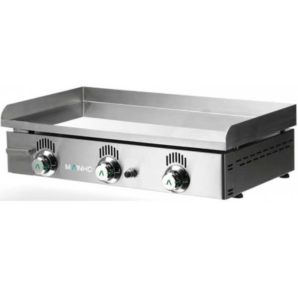 MAINHO - Plancha professionnelle gaz chrome dur 795x430mm - NOVO-CROM
