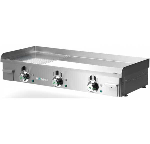 MAINHO - Plancha électrique semi-rainurée chrome dur 995x430mm - NOVO-CROM