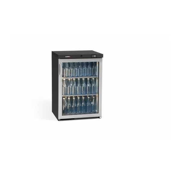 GAMKO - Arrière bar réfrigéré de bouteilles 1 porte charnière droite finition inox H.840mm - MAXIGLASS