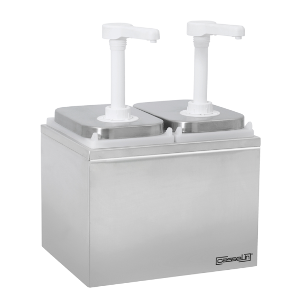 CASSELIN - Pompe à sauce professionnel neutre 2x2L - CPSN22L