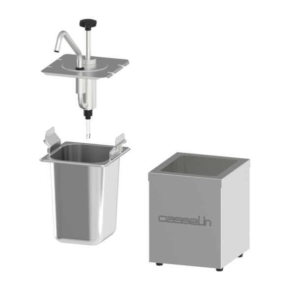 CASSELIN - Pompe à sauce professionnel neutre 2.5L - CPSN1