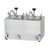 CASSELIN - Pompe à sauce chauffante professionnel 2x2.5L - CPSC2