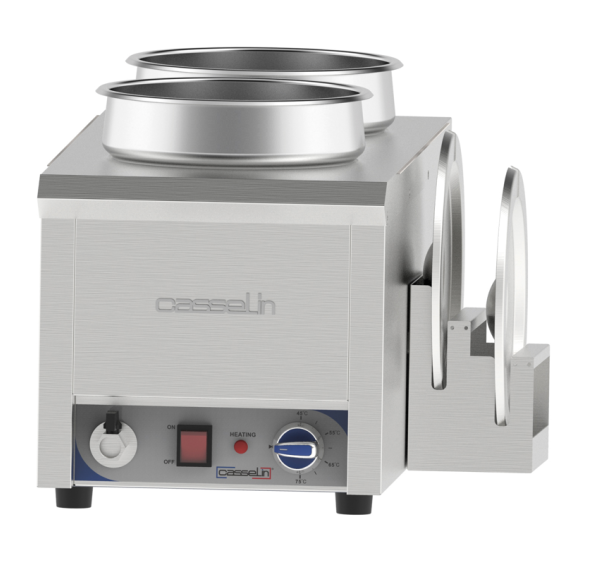 CASSELIN - Bain-marie à eau à sauce 2 cuves 7.5 litres - CBMES275