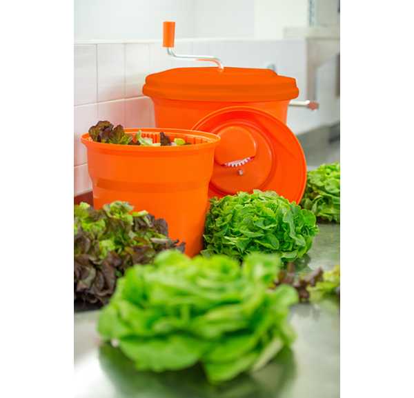 Essoreuse salade manuelle 5 litres pour professionnels - Dynamic l'Original