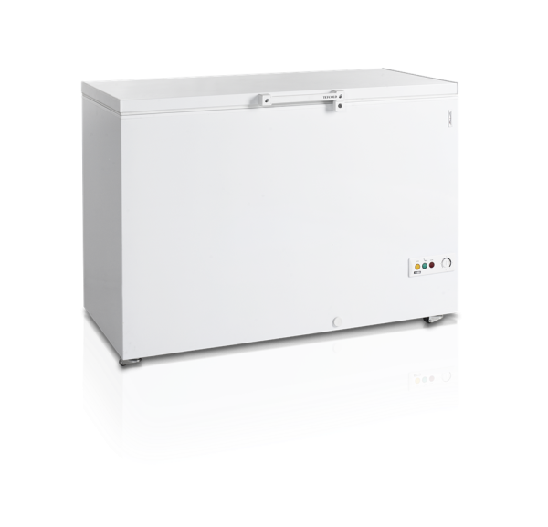 TEFCOLD - Congélateur de crème glacée laqué blanc et serrure 385 L - FR405SL