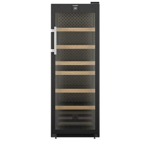 LIEBHERR - Cave à vin Grand Cru Service carrosserie noire porte vitrée 158 bouteilles - WFBLI5041CHR158