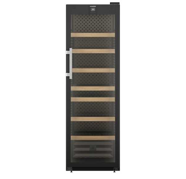 LIEBHERR - Cave à vin Grand Cru Service carrosserie noire porte vitrée 188 bouteilles - WFBLI5241