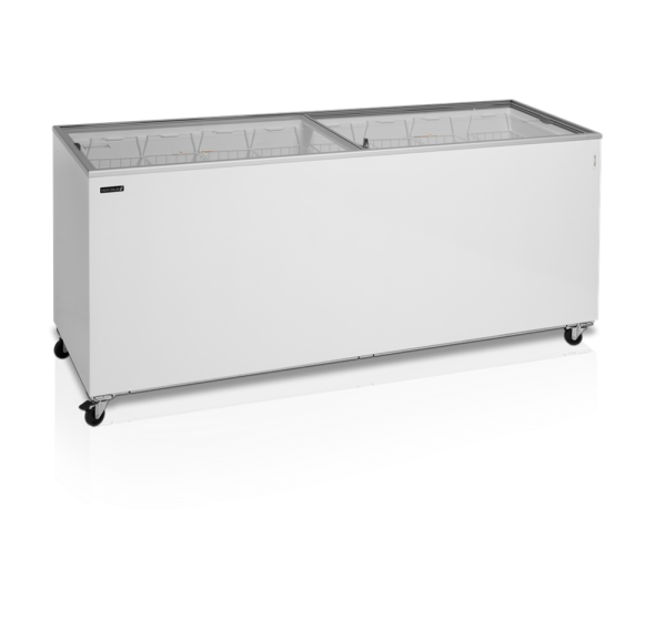 TEFCOLD -  Congélateur crème glacée laqué blanc avec verrou 675 L - IC700SC