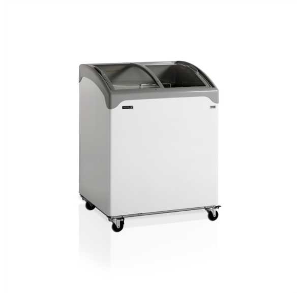 TEFCOLD - Congélateur de crème glacée couvercles incurvés coulissants avec verrou - NIC200SCEB