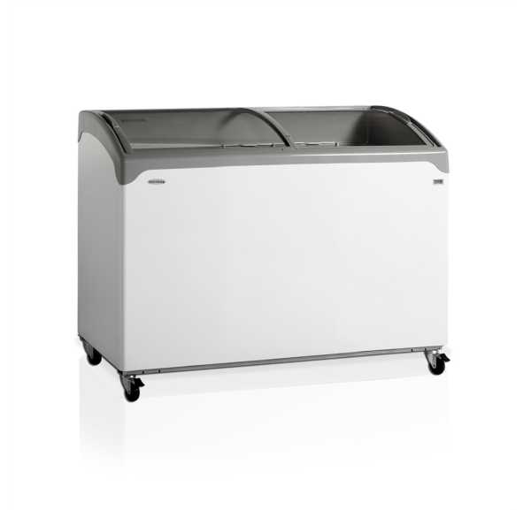 Congélateur de crème glacée couvercles incurvés coulissants avec verrou -  NIC400SCEB