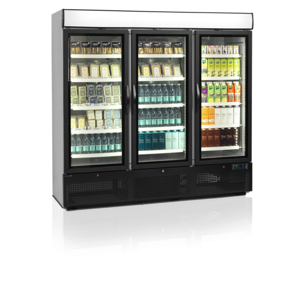 TEFCOLD - Réfrigérateur vitré portes vitrées à fermeture automatique 1784 L - NC7500G