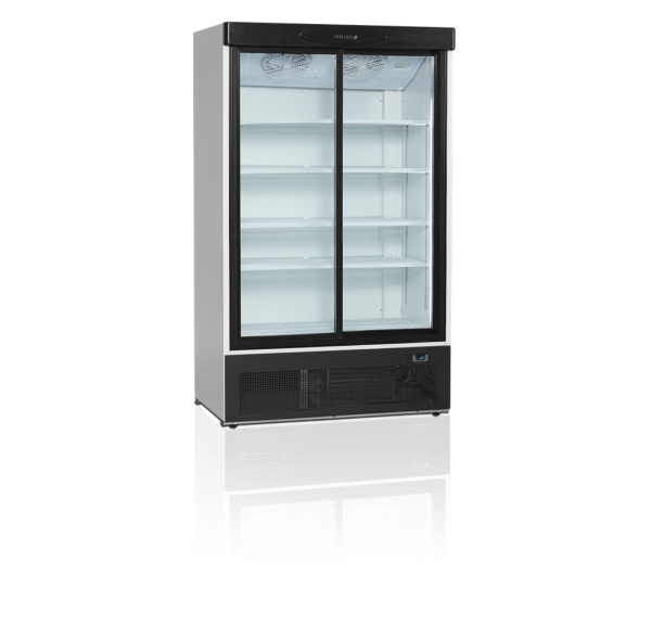 TEFCOLD - Armoire réfrigérée de présentation portes vitrées coulissantes à fermeture automatique 895 L - FS1202S