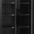 TEFCOLD - Vitrine réfrigéré noire portes vitrées pleine hauteur à charnières 
FS890H BLACK