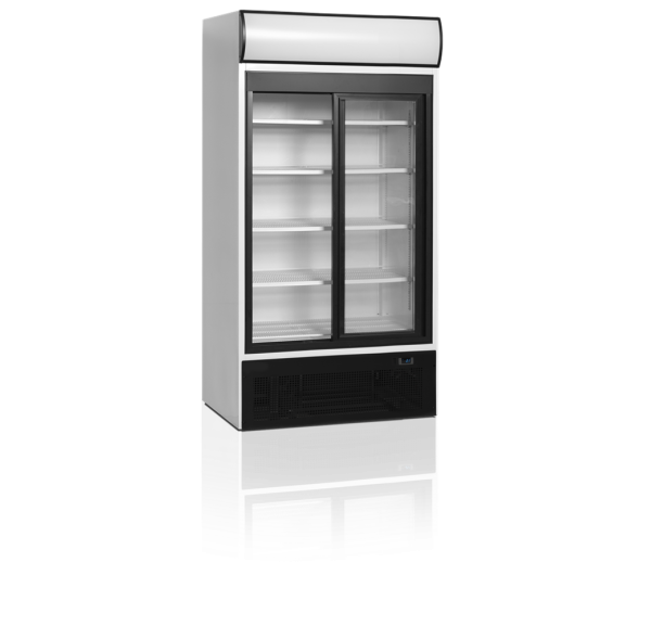 TEFCOLD - Armoire réfrigérée portes vitrées coulissantes à fermeture automatique - FSC1000S